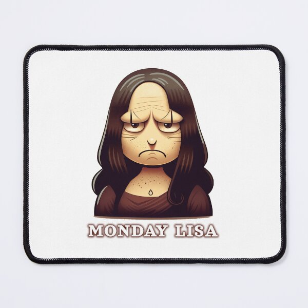 Item preview, Monday Lisa Cartoon style designed and sold by MeditationMind.