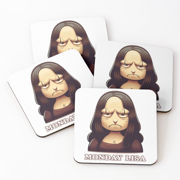 Item preview, Monday Lisa Cartoon style designed and sold by MeditationMind.