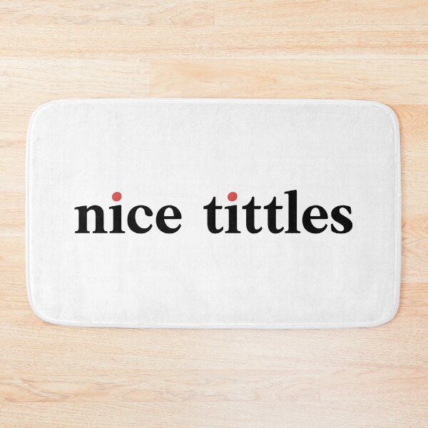 Item preview, Nice tittles - funny author writer editor joke designed and sold by thedesigngarden.