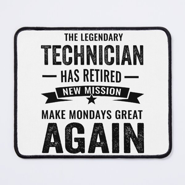 Item preview, Legendary Technician Retirement, perfect Technician retirement gift idea designed and sold by Dogs Geeky⭐⭐⭐⭐⭐.
