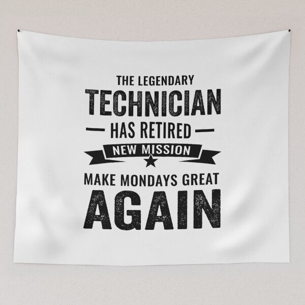 Item preview, Legendary Technician Retirement, perfect Technician retirement gift idea designed and sold by Dogs Geeky⭐⭐⭐⭐⭐.