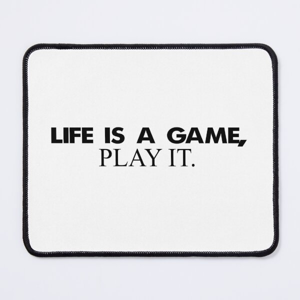 Item preview, life is a game PLAY IT designed and sold by ikrame-shop.