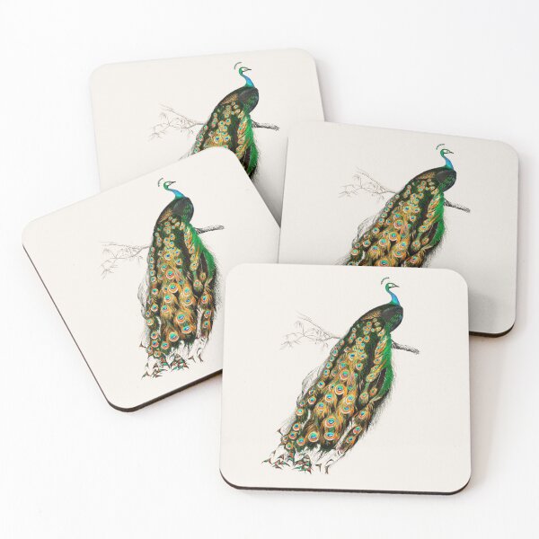 Item preview, Beautiful Illustrated Peacock designed and sold by ArchivedRecord.