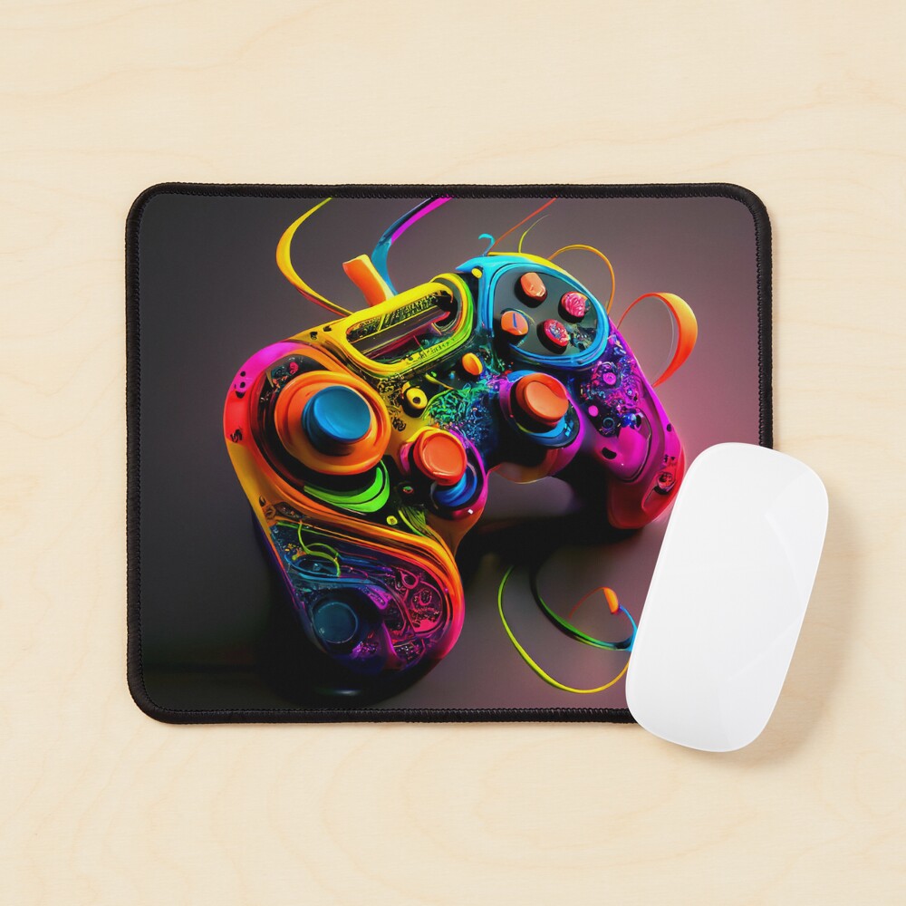 Neon Gaming Controller Poster for Sale by gfranksnz
