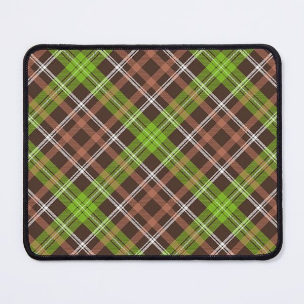 Item preview, Brown, Green Plaid Pattern designed and sold by Donkey's Salad.