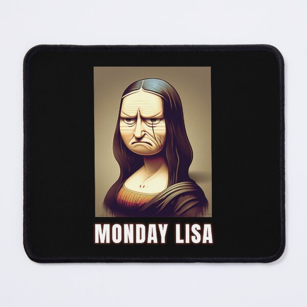 Item preview, The portrait of Monday Lisa  designed and sold by MeditationMind.