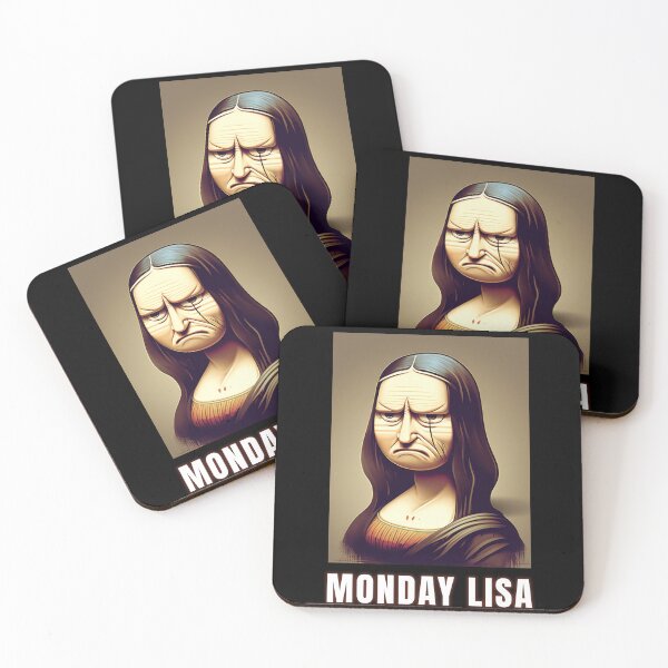 Item preview, The portrait of Monday Lisa  designed and sold by MeditationMind.