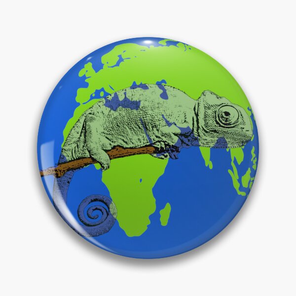 Item preview, Chameleon - World Map TCK designed and sold by Brauzruss.