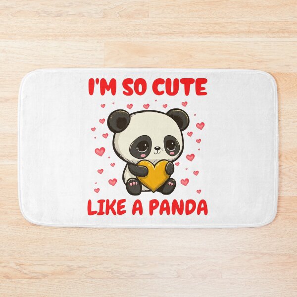 Item preview, i'm so cute like a panda designed and sold by BajoTShop.