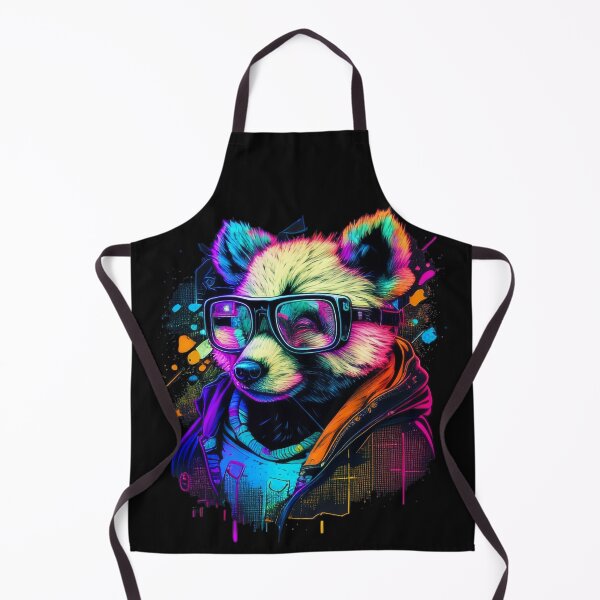 Item preview, Psychedelic Pandabear With Sun Glasses (Painting Art) designed and sold by The-Fox-Hole.