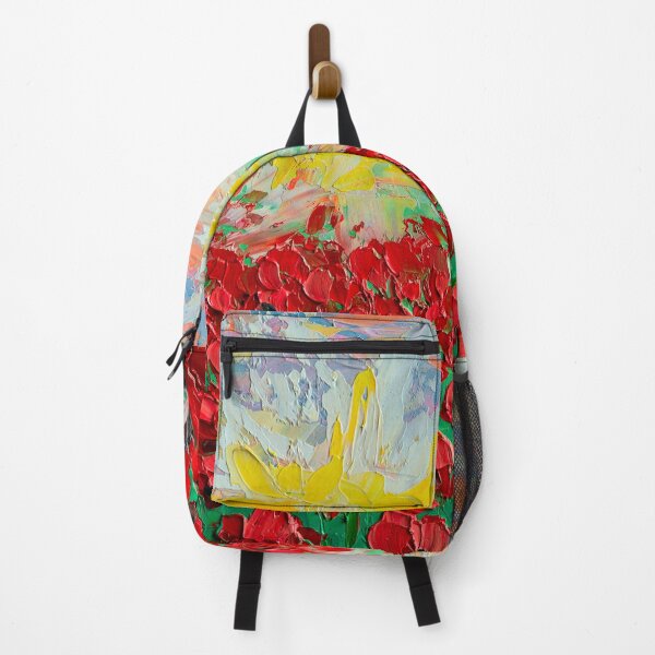 Item preview, Red poppy field and sunset designed and sold by ArinasFineArt.