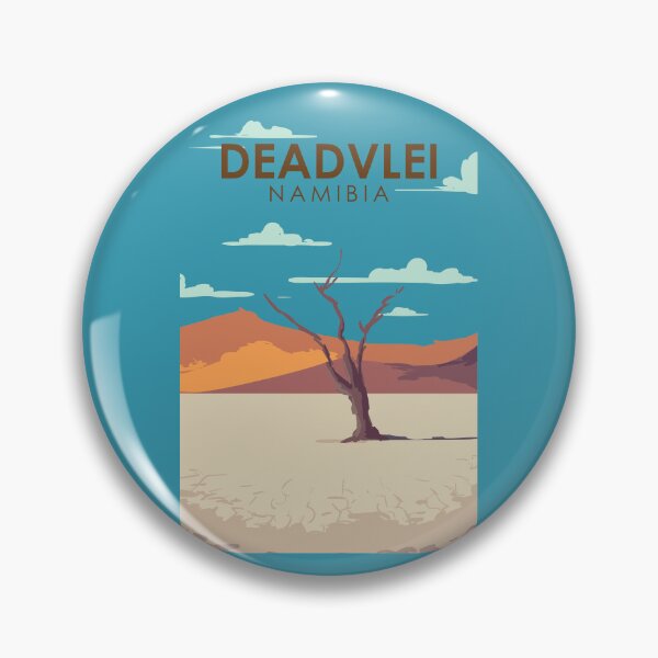 Item preview, Deadvlei Namibia Travel Vintage Art designed and sold by KrisSidDesigns.