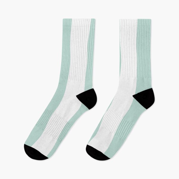 Item preview, Medium MINT GREEN and WHITE VERTICAL STRIPES designed and sold by RachelMacht.