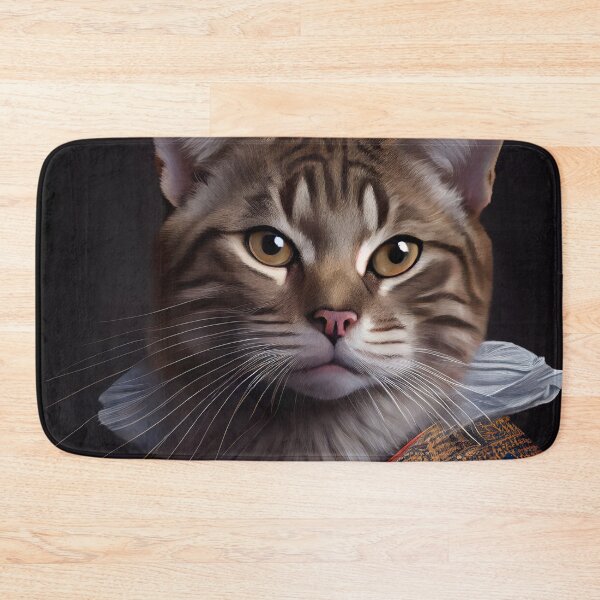 Item preview, Javanese Cat Breed Portrait Royal Renaissance Animal Painting designed and sold by Nalaxation.