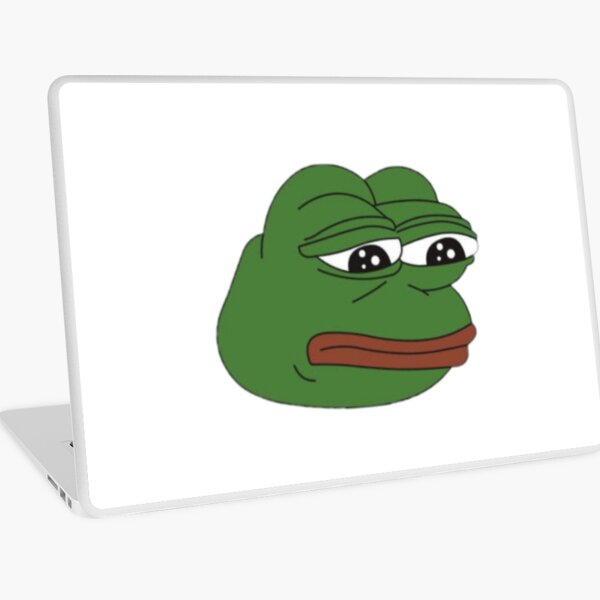 Sad Pepe Frog Laptop Skin