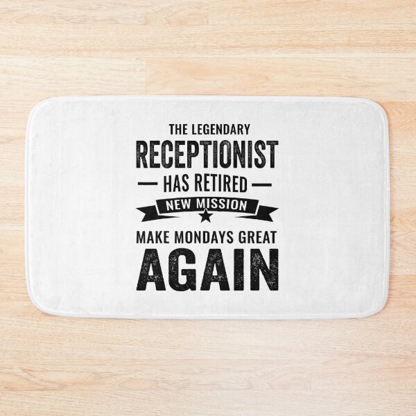 Item preview, Legendary Receptionist Retirement, perfect Receptionist retirement gift idea designed and sold by Dogs Geeky⭐⭐⭐⭐⭐.