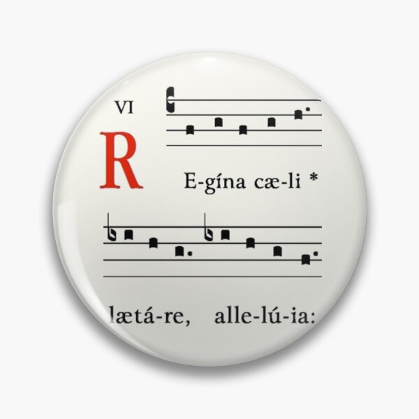 Item preview, Easter Medieval Gregorian Chant Regina Caeli Queen of Heaven Rejoice designed and sold by IceCreamMuseum.