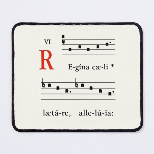Artikelvorschau, Ostern mittelalterlicher Gregorianischer Gesang Regina Caeli Himmelskönigin Freut euch entworfen und verkauft von IceCreamMuseum.