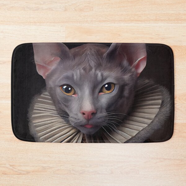 Item preview, Lykoi King Cat Breed Portrait Royal Renaissance Animal Painting designed and sold by Nalaxation.