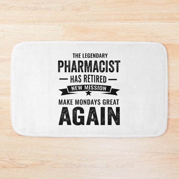 Item preview, Pharmacist perfect retirement gift idea, Retired Pharmacist Funny Saying designed and sold by Dogs Geeky⭐⭐⭐⭐⭐.