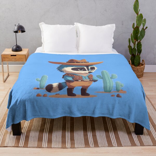 Item preview, Cute Raccoon Cowboy(Transparent) designed and sold by pastelcountrytx.