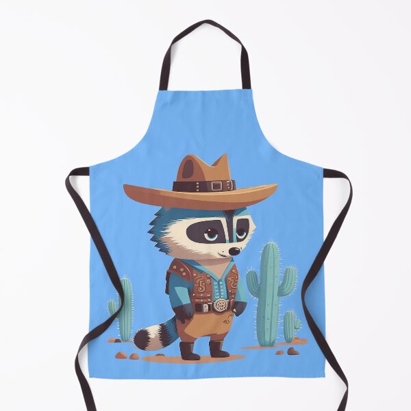 Item preview, Cute Raccoon Cowboy(Transparent) designed and sold by pastelcountrytx.