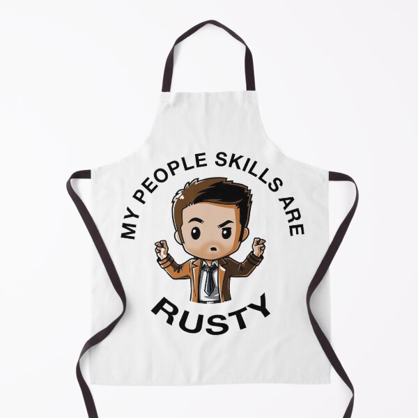 Item preview, My People Skills Are Rusty Funny Cartoon Supernatural Quote by Cas Castiel designed and sold by andrei49387.