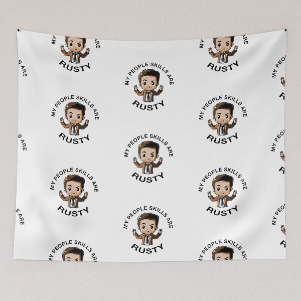 Item preview, My People Skills Are Rusty Funny Cartoon Supernatural Quote by Cas Castiel designed and sold by andrei49387.