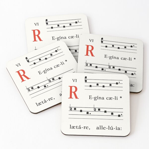Item preview, Easter Medieval Gregorian Chant Regina Caeli Queen of Heaven Rejoice designed and sold by IceCreamMuseum.