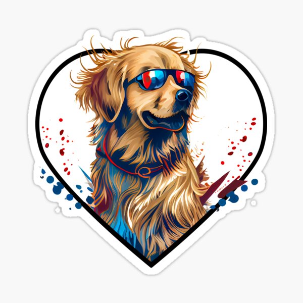 Maximus The California Mountain Dog Sticker