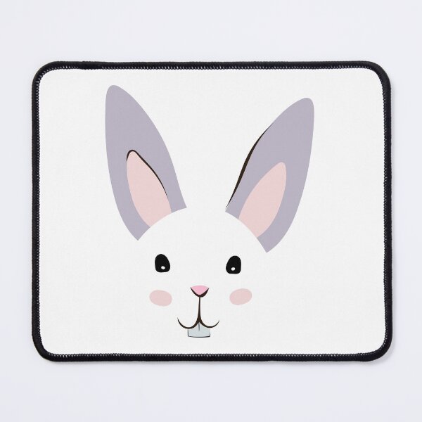 Item preview, cute bunny rabbit face | head designed and sold by DesignsByMadiha.