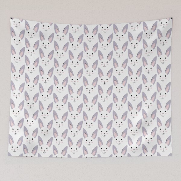 Item preview, cute bunny rabbit face | head designed and sold by DesignsByMadiha.