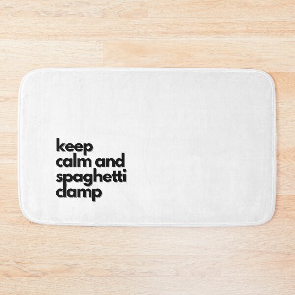 Item preview, Keep calm and spaghetti clamp designed and sold by GamersLands.
