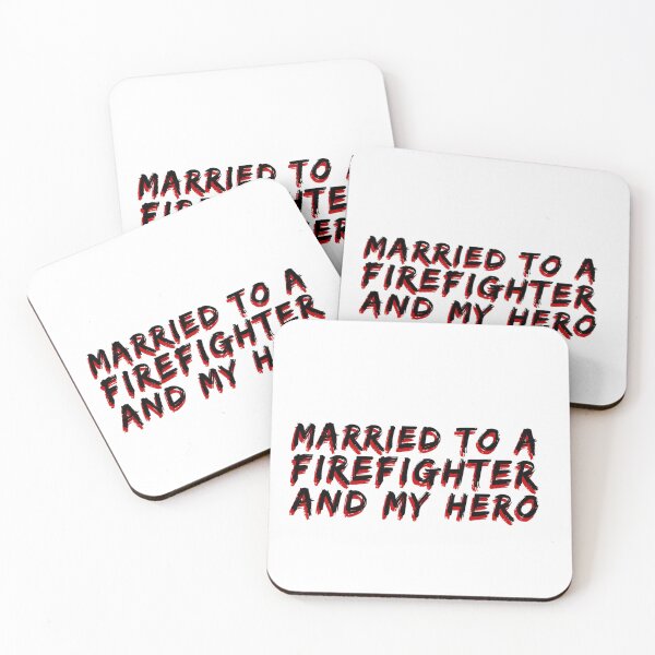 Item preview, "Married To A Firefighter And My Hero" designed and sold by rdreubss7.