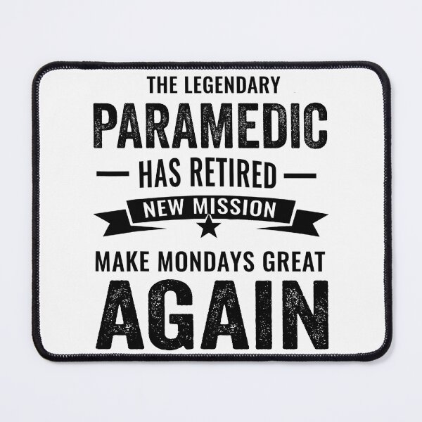 Item preview, Legendary Paramedic Retirement, perfect Paramedic retirement gift idea designed and sold by Dogs Geeky⭐⭐⭐⭐⭐.