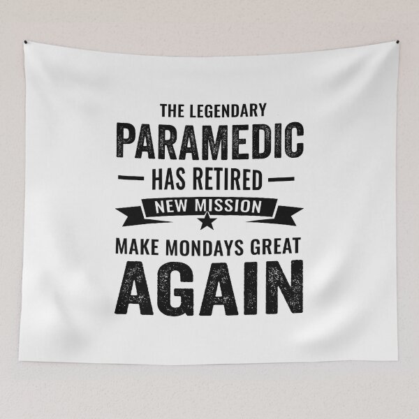 Item preview, Legendary Paramedic Retirement, perfect Paramedic retirement gift idea designed and sold by Dogs Geeky⭐⭐⭐⭐⭐.