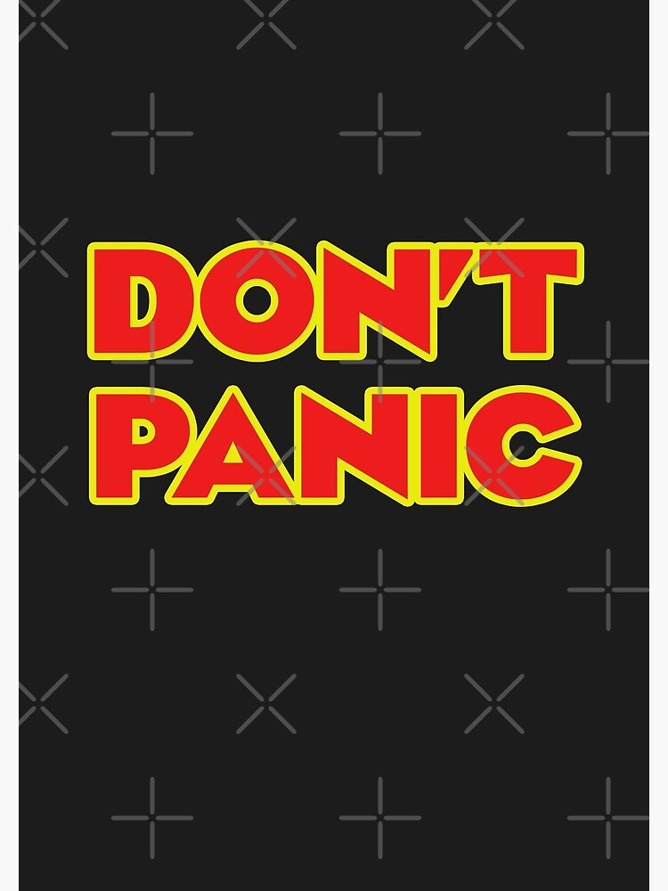 Thumbnail 3 of 3, Journal, Don't Panic designed and sold by GarfunkelArt.