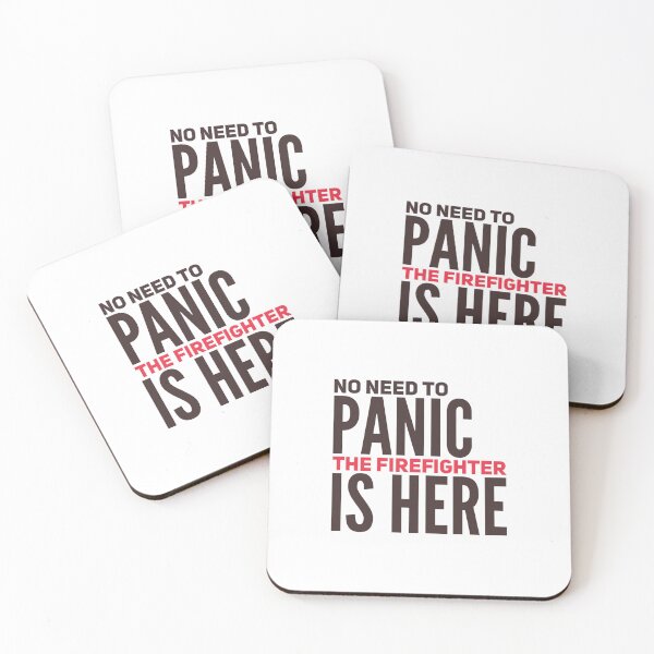 Item preview, "No Need To Panic The Firefighter Is Here" designed and sold by rdreubss7.