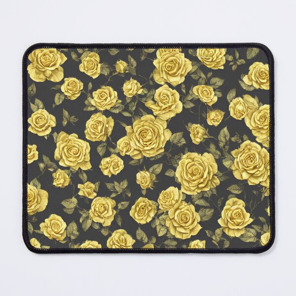 Item preview, Repeating pattern yellow roses texture designed and sold by LaszloToth.