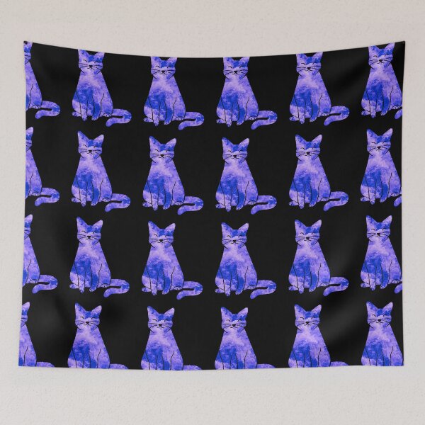 Item preview, Cat Blue Waves designed and sold by 37jlee.