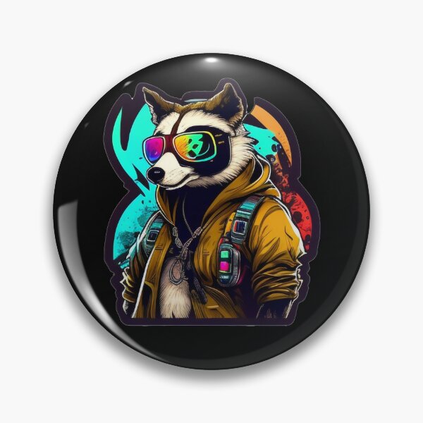 Item preview, Psychedelic Pandabear With Sun Glasses (Painting Art) designed and sold by The-Fox-Hole.