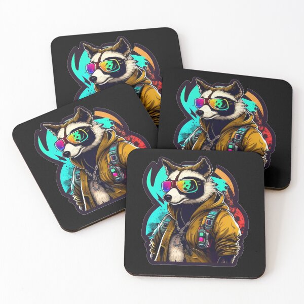 Item preview, Psychedelic Pandabear With Sun Glasses (Painting Art) designed and sold by The-Fox-Hole.