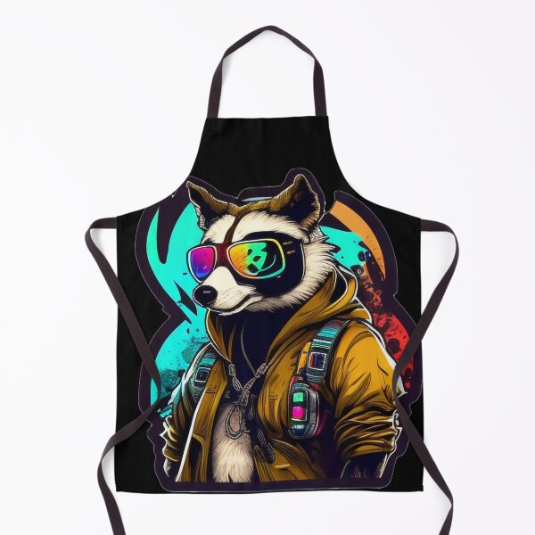 Item preview, Psychedelic Pandabear With Sun Glasses (Painting Art) designed and sold by The-Fox-Hole.