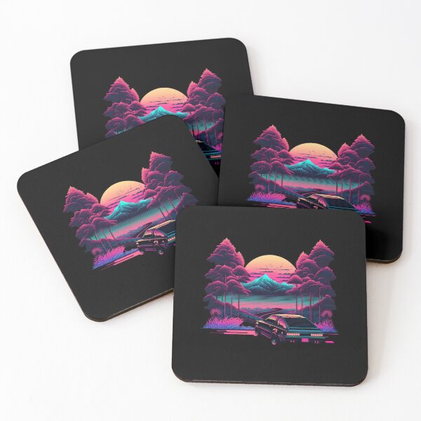 Item preview, Retro  Classic Car Sunset designed and sold by foxforce.