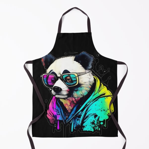 Item preview, Psychedelic Pandabear With Sun Glasses (Painting Art) designed and sold by The-Fox-Hole.