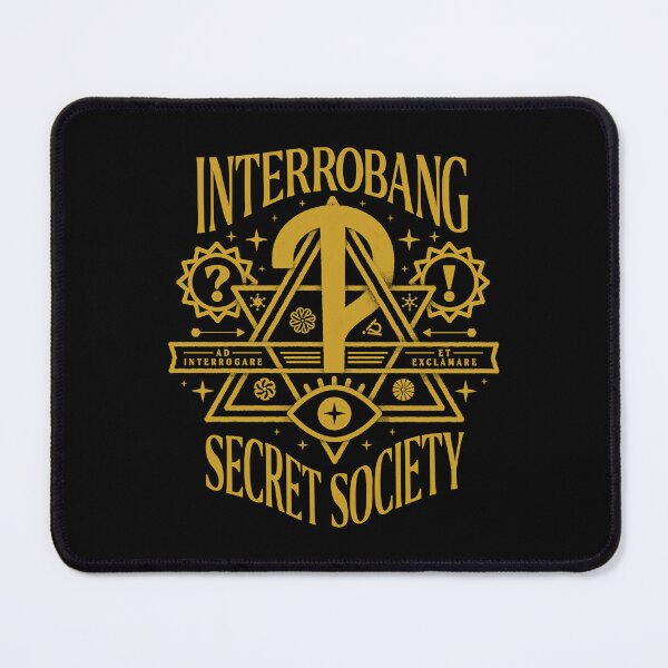 Item preview, The Interrobang Secret Society Gold edition - for authors, writers, editors, and grammar nerds designed and sold by thedesigngarden.