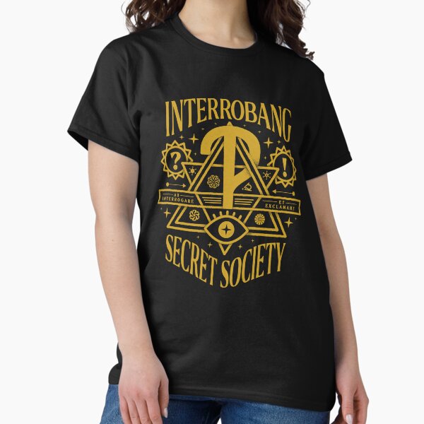 Vista previa del artículo con la obra «La Sociedad Secreta Interrobang Edición dorada: para autores, escritores, editores y expertos en gramática», diseñado y vendido por thedesigngarden.