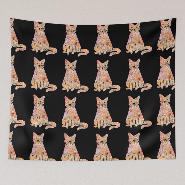 Item preview, Cat Floral designed and sold by 37jlee.