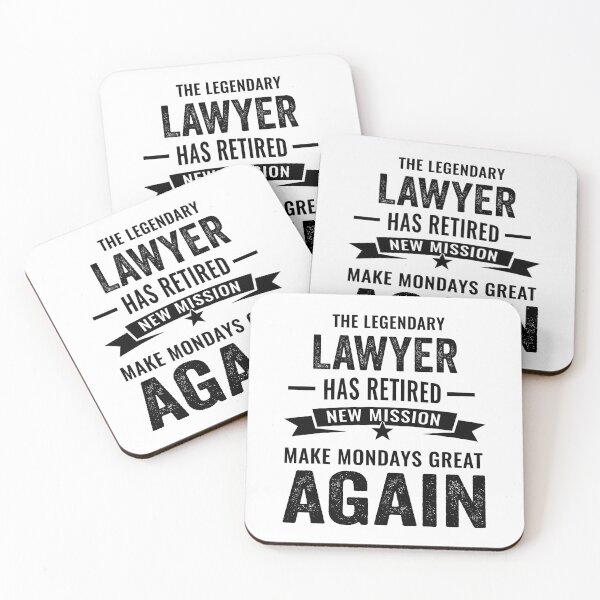 Item preview, Legendary Lawyer Retirement, perfect Lawyer retirement gift idea designed and sold by Dogs Geeky⭐⭐⭐⭐⭐.