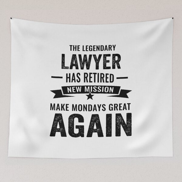 Item preview, Legendary Lawyer Retirement, perfect Lawyer retirement gift idea designed and sold by Dogs Geeky⭐⭐⭐⭐⭐.